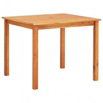 Set mobilier de grădină cu perne, 3 piese, lemn masiv salcâm - Img 3