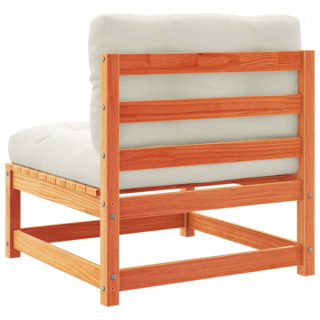 Set mobilier de grădină cu perne, 6 piese, lemn masiv de pin - Img 6