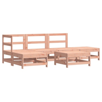 Set mobilier de grădină cu perne, 6 piese, lemn masiv Douglas - Img 3