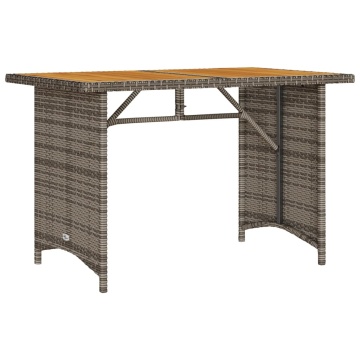 Set mobilier grădină cu perne, 6 piese, gri, poliratan - Img 5