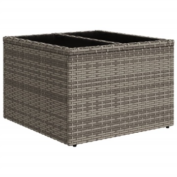 Set mobilier grădină cu perne, 6 piese, gri, poliratan - Img 8