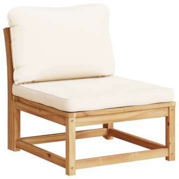 Set mobilier grădină cu perne, 7 piese, lemn masiv acacia - Img 4