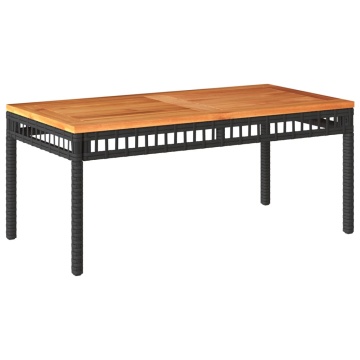 Set mobilier relaxare grădină 4 piese cu perne poliratan negru - Img 7