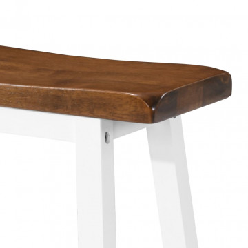 Set mobilier tip bar, masă și scaune, 3 piese, lemn masiv - Img 6