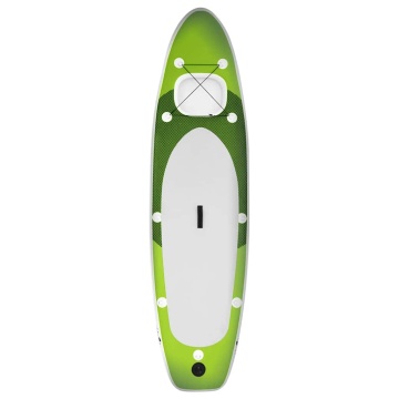 Set placă paddleboarding gonflabilă, verde, 300x76x10 cm - Img 3
