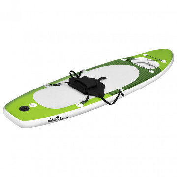 Set placă paddleboarding gonflabilă, verde, 300x76x10 cm - Img 2