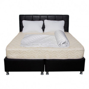 Set Saltea Superortopedica SOFIA 180x200x20 plus 2 perne microfibra 50x70 plus Husa hipoalergenica - Img 1
