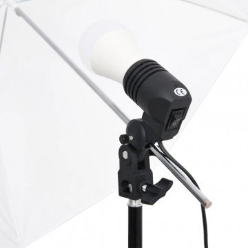 Set studio foto cu lumină, fundal și reflector - Img 7