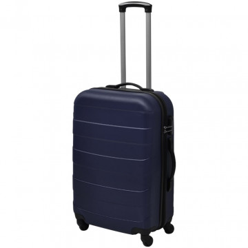Set valize rigide, albastru, 3 buc., 45,5/55/66 cm - Img 1