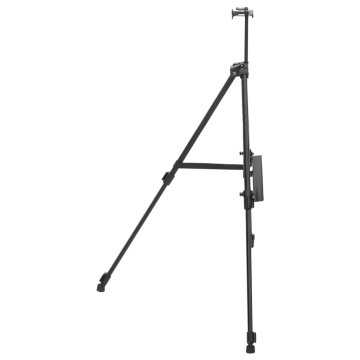 Șevalet de expunere reglabil, negru, metal - Img 4