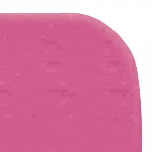 Șezlonguri pliabile, 2 buc., roz, oțel & material textil - Img 6