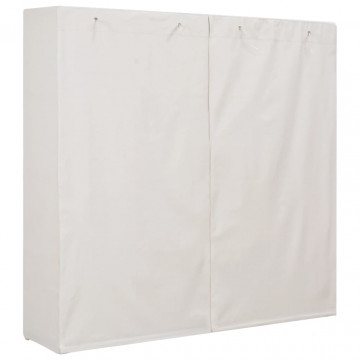 Șifonier, alb, 173x40x170 cm, material textil - Img 2