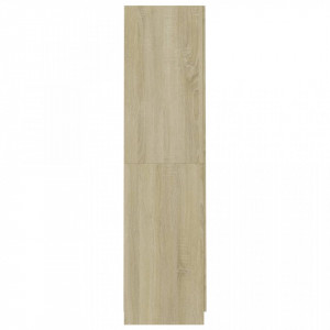 Șifonier, culoare stejar Sonoma, 90 x 52 x 200 cm, PAL - Img 6