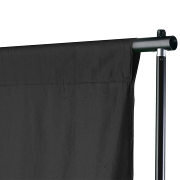 Sistem de suport fundal, 500 x 300 cm, negru - Img 2
