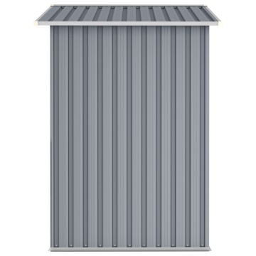 Șopron de grădină, gri, 205 x 129 x 183, oțel galvanizat - Img 4