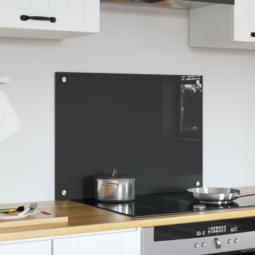 Spate de Bucătărie Gri Întunecat 70x50x0,6 cm din Sticlă Securizată - Img 3