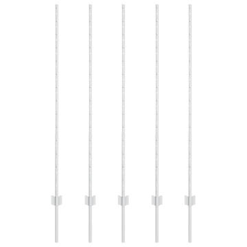 Stâlpi de Gard 10 buc U-Canal 140 cm Oțel Galvanizat - Img 2