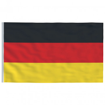 Steag Germania și stâlp din aluminiu, 5,55 m - Img 4
