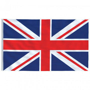Steag Marii Britanii și stâlp din aluminiu, 6,23 m - Img 4