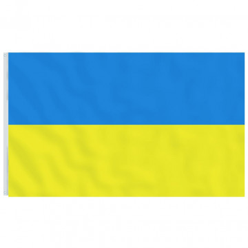 Steag Ucraina cu stâlp din aluminiu, 5,55 m - Img 3