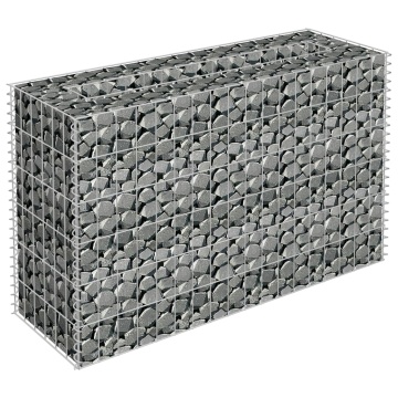Strat înălțat gabion, 90 x 30 x 60 cm, oțel galvanizat - Img 3