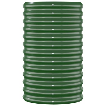 Strat înălțat grădină 114x40x68 cm oțel vopsit electrostatic - Img 4