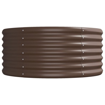 Strat înălțat grădină 296x80x36 cm oțel vopsit electrostatic - Img 4