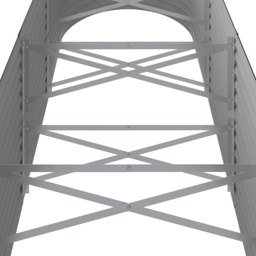 Strat înălțat grădină 296x80x68 cm oțel vopsit electrostatic - Img 6