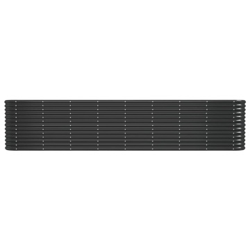 Strat înălțat grădină 332x40x68 cm oțel vopsit electrostatic - Img 3