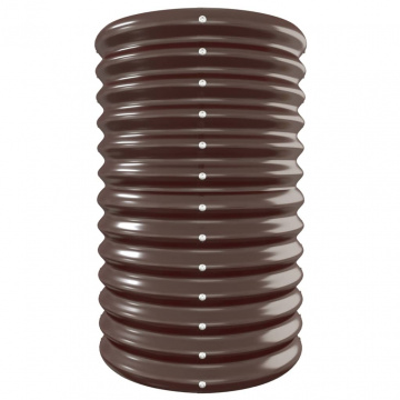 Strat înălțat grădină 332x40x68 cm oțel vopsit electrostatic - Img 4