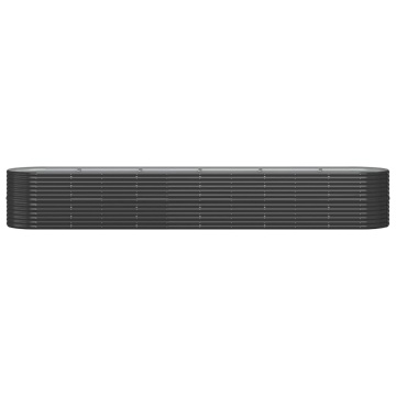 Strat înălțat grădină 440x80x68 cm oțel vopsit electrostatic - Img 3