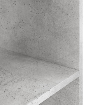 Suport acvariu, gri beton, 75x36x72,5 cm, lemn prelucrat - Img 5