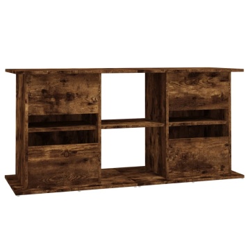 Suport acvariu, stejar afumat, 121x41x58 cm, lemn prelucrat - Img 7