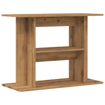 Suport acvariu, stejar artizanal, 80x35x60 cm, lemn prelucrat - Img 2