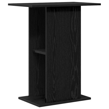 Suport acvariu Stejar negru 60,5x36x72,5 cm Lemn prelucrat - Img 2