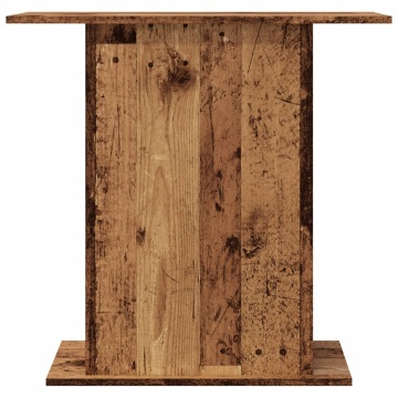 Suport de acvariu, lemn vechi, 36x75x72,5 cm, lemn prelucrat - Img 4