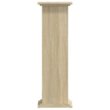 Suport de plante, stejar sonoma, 33x33x100 cm, lemn prelucrat - Img 4
