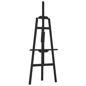 Suport de șevalet, negru, 53,5x95x127 cm, lemn masiv de pin - Img 5