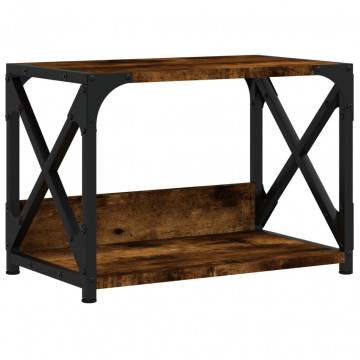 Suport imprimantă 2 niveluri stejar sonoma 44x26x31,5 cm lemn - Img 2
