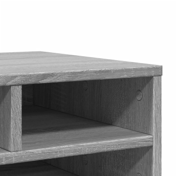 Suport imprimantă, gri sonoma, 49x40x22,5 cm, lemn prelucrat - Img 7
