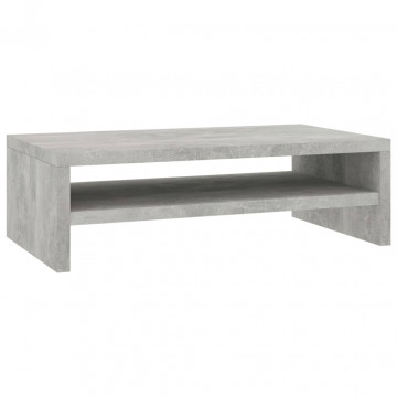 Suport monitor, gri beton, 42 x 24 x 13 cm, PAL - Img 2