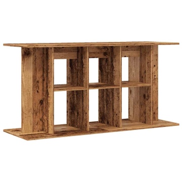 Suport pentru acvariu, lemn vechi, 120x40x60 cm, lemn prelucrat - Img 2