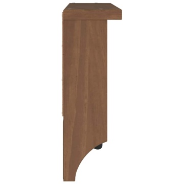 Suport pentru haine SANDNES 45x12x35 cm, lemn masiv de pin - Img 5