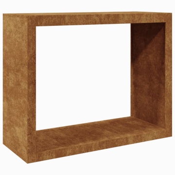 Suport pentru lemne de foc 100x40x80 cm Oțel pentru intemperii - Img 2