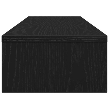 Suport pentru monitor Stejar negru 100x24x13 cm lemn prelucrat - Img 5