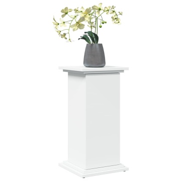Suport prezentare cu depozitare alb 31x30x60 cm lemn prelucrat - Img 3