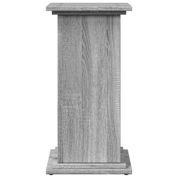 Suport prezentare cu depozitare sonoma gri 31x30x60 cm lemn - Img 8