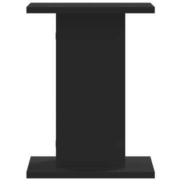 Suporturi de difuzoare 2 buc. negru 30x30x40 cm lemn prelucrat - Img 8