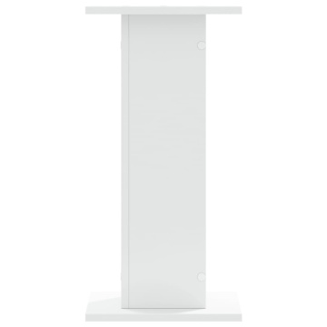 Suporturi de plante, 2 buc., alb, 30x30x60 cm, lemn prelucrat - Img 4