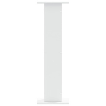 Suporturi de plante, 2 buc., alb, 30x30x95 cm, lemn prelucrat - Img 4